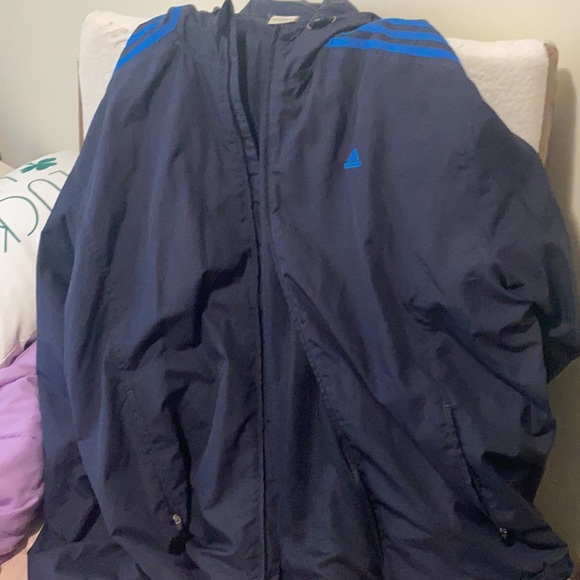 Adidas Blue jacket size 2x - Picture 4 of 8